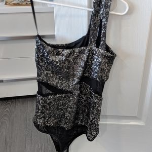 Bebe sequined top